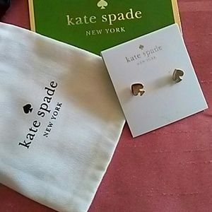 Kate Spade gold stud earrings